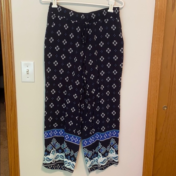 Loft patterned pull on pants - Picture 2 of 7